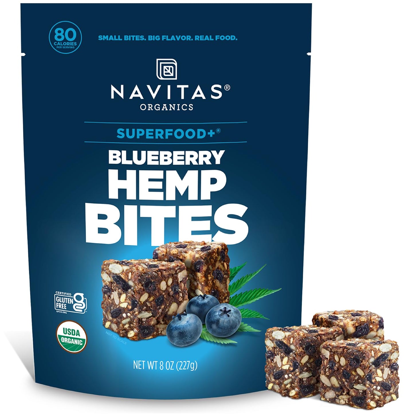 Navitas Organics Chocolate Brownie Superfood+ BITES – Power Snacks – All Natural Plant Based – Clean Energy & Nutrition – USDA Organic, Non GMO, Gluten Free, Kosher, Vegan (8oz. Bag 11 Servings)