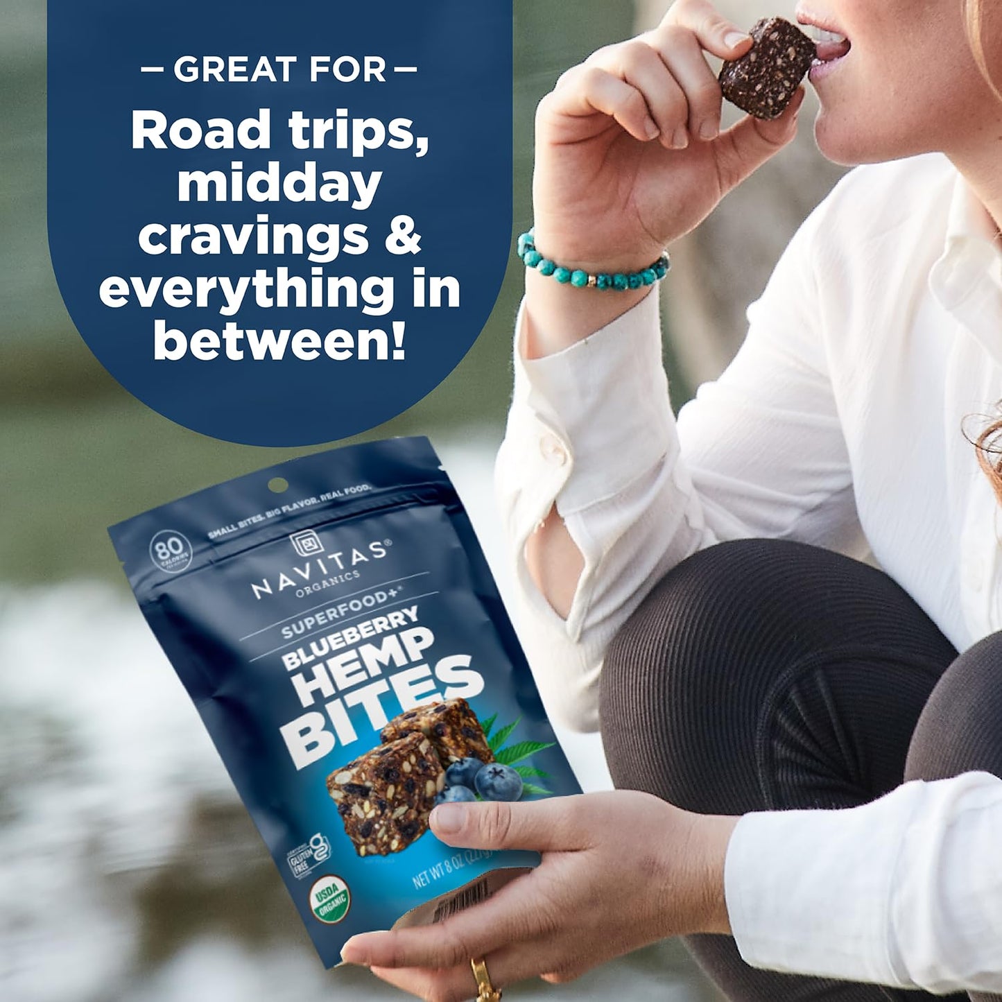 Navitas Organics Chocolate Brownie Superfood+ BITES – Power Snacks – All Natural Plant Based – Clean Energy & Nutrition – USDA Organic, Non GMO, Gluten Free, Kosher, Vegan (8oz. Bag 11 Servings)